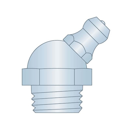Heritage Industrial Grease Fitting, M12mm, x1.5 45D CS Z3 H2125Z3